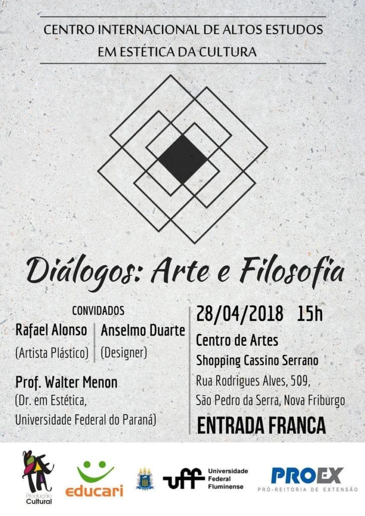 Diálogos Artes e Filosofia - Evento em São Pedro da Serra