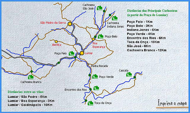 Visita por São Pedro da Serra, Lumiar e Boa Esperança, acesso a região